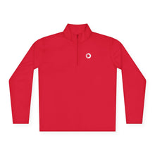 Load image into Gallery viewer, Unisex Quarter-Zip Pullover | Red