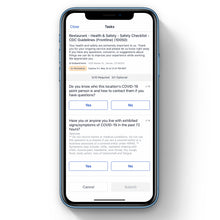 Load image into Gallery viewer, Health & Safety: Safety Checklist - CDC Guidelines (Frontline)