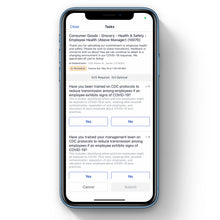 Load image into Gallery viewer, Health & Safety: Safety Checklist - Employee Health (Above Manager)